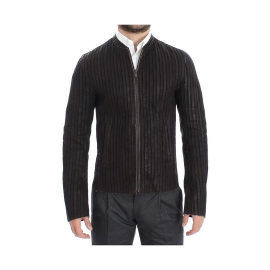 Dolce & Gabbana - Skinnjackor - Brun - Herr - Storlek: S