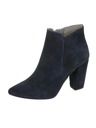 Stövletter i feminin design Studio W Marinblå