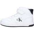 Flipflops Calvin Klein Jeans Baskets montantes lacets/velcro enfant white/black