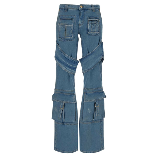 Blumarine - Flare Jeans - Blå - Dam - Storlek: S,Xs