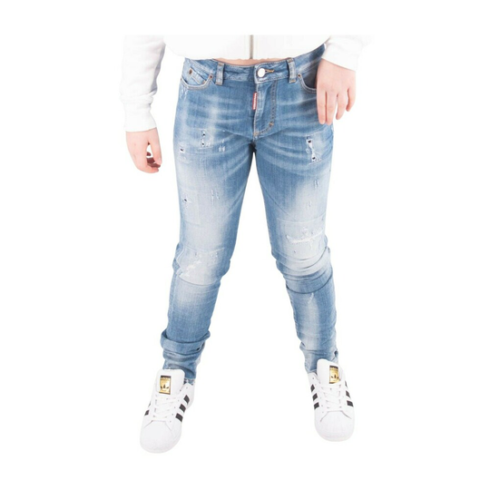 Dsquared2 - Jeans - Blå - Flicka - Storlek: 152 Cm,164 CM