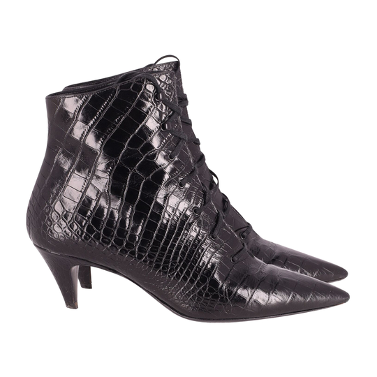 Saint Laurent Vintage - Vintage Skor - Svart - Dam - Storlek: 37 EU