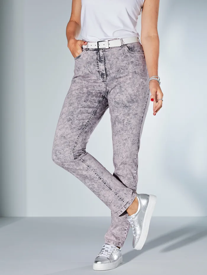 Jeans - moonwashed MIAMODA Rosa