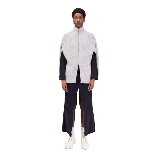 MM6 Maison Margiela - Capes och Ponchos - Grå - Dam - Storlek: M,S
