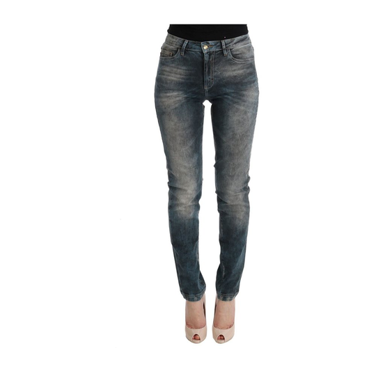 Roberto Cavalli - Skinny Jeans - Blå - Dam - Storlek: W26