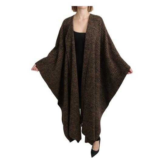 Dolce & Gabbana - Capes och Ponchos - Brun - Dam - Storlek: S,Xs