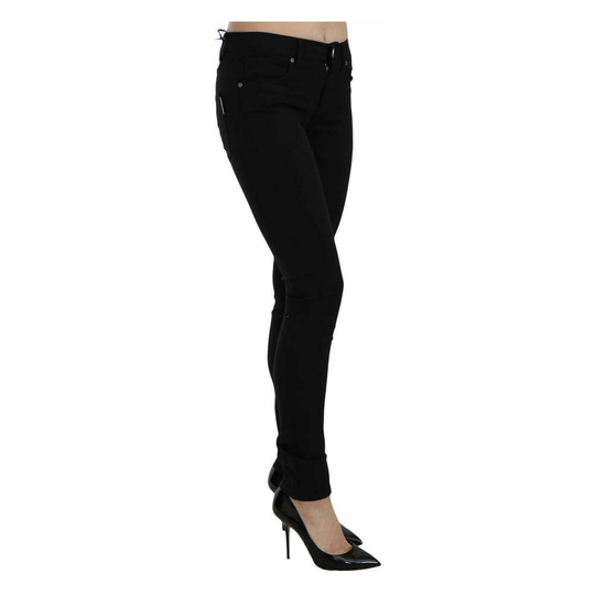 Versace Jeans Couture - Skinny Jeans - Svart - Dam - Storlek: Xl,3Xs