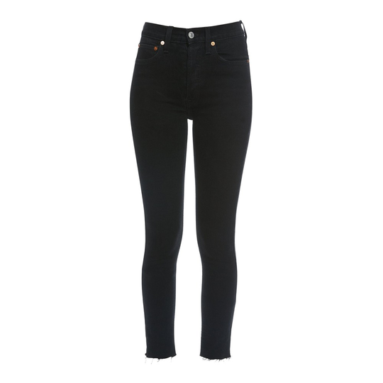 Re/Done - Skinny Jeans - Svart - Dam - Storlek: W24,W29,W25