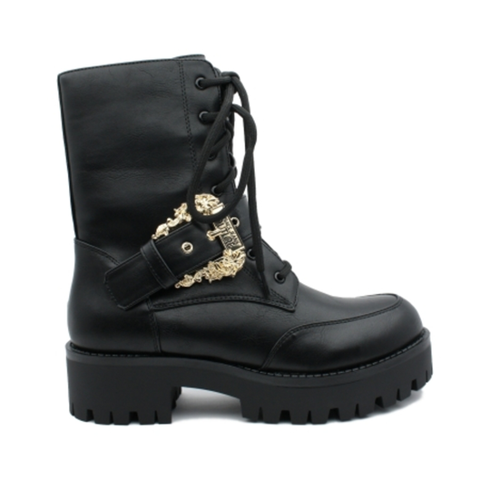 Versace Jeans Couture - Stövlar - Svart - Dam - Storlek: 36 EU