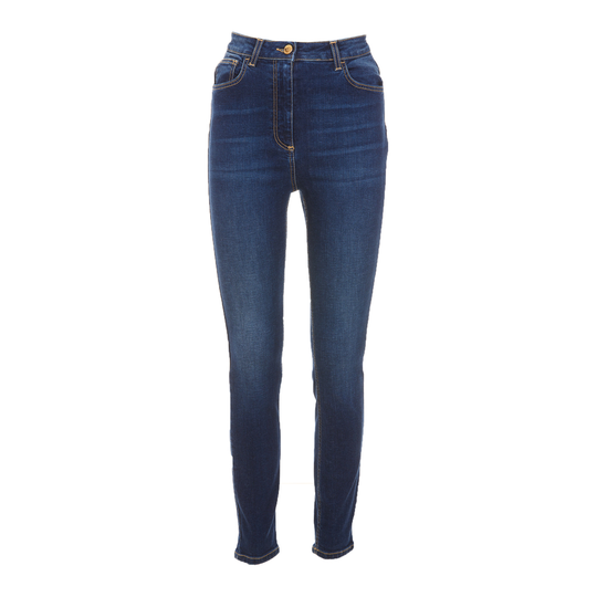 Elisabetta Franchi - Skinny Jeans - Blå - Dam - Storlek: W30