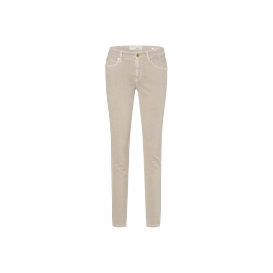 Cambio - Skinny Jeans - Beige - Dam - Storlek: L,Xs