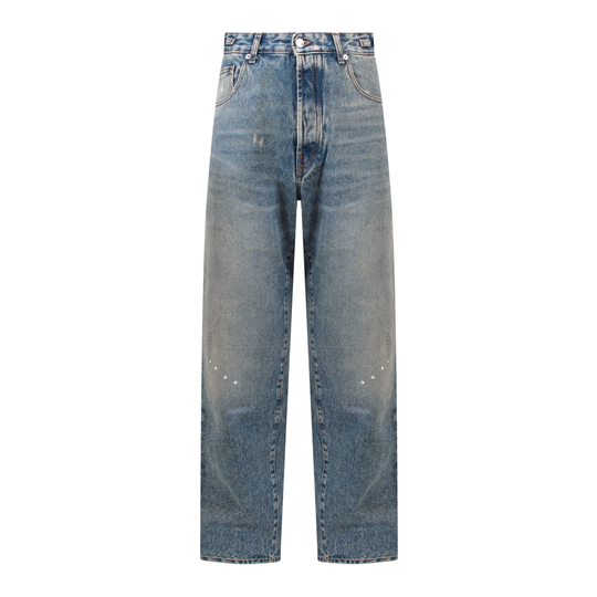 Darkpark - Baggy Jeans - Blå - Herr - Storlek: W32,W30,W29,W31