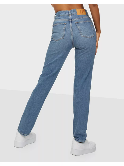 Selected Femme Slfamy Hw Slim Chambly Blu Jeans U High waisted jeans Medium Blue Denim