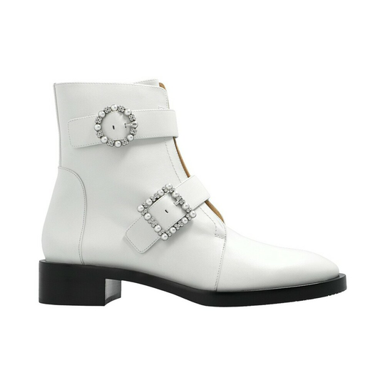 Stuart Weitzman - Boots - Vit - Dam - Storlek: 38 1/2 Eu,38 Eu,37 Eu,39 1/2 Eu,35 1/2 Eu,37 1/2 Eu,40 1/2 Eu,36 1/2 Eu,35 EU
