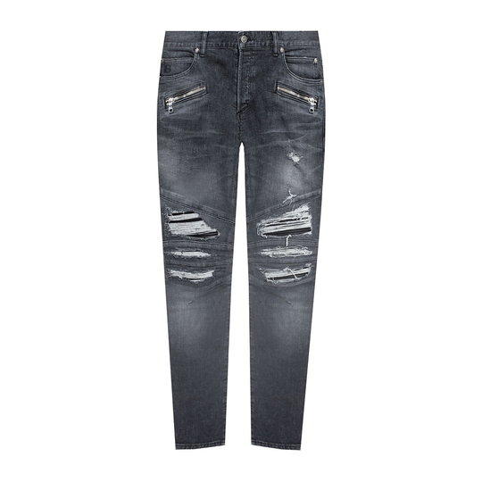 Balmain - Skinny Jeans - Grå - Herr - Storlek: W29