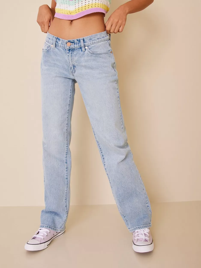 Abrand Jeans - Straight jeans - Denim - A 99 Low Straight Gina - Jeans