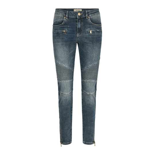 MOS Mosh - Skinny Jeans - Blå - Dam - Storlek: W26,W32,W31,W30,W27,W29,W28,W25