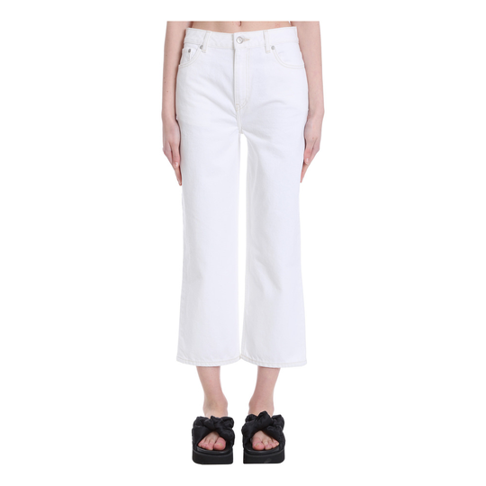 Ganni - Jeans - Vit - Dam - Storlek: W27