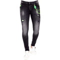 Stuprörsjeans Lf Avsmalnande Jeans Färgstänk