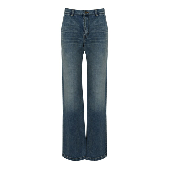 Saint Laurent - Boyfriend Jeans - Blå - Dam - Storlek: W30,W29,W31,W27,W28