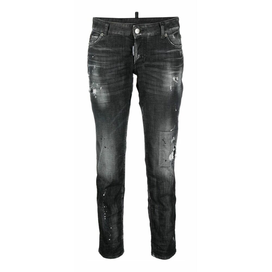 Dsquared2 - Skinny Jeans - Svart - Dam - Storlek: S,Xs