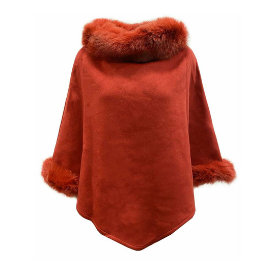 Max Mara - Capes och Ponchos - Röd - Dam - Storlek: ONE Size