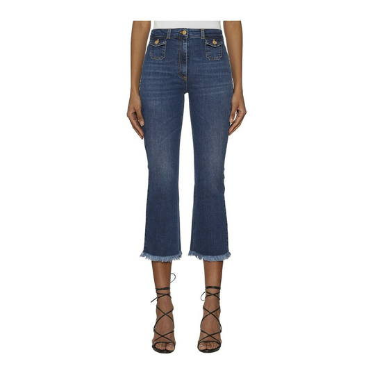 Elisabetta Franchi - Jeans - Blå - Dam - Storlek: W27,W28