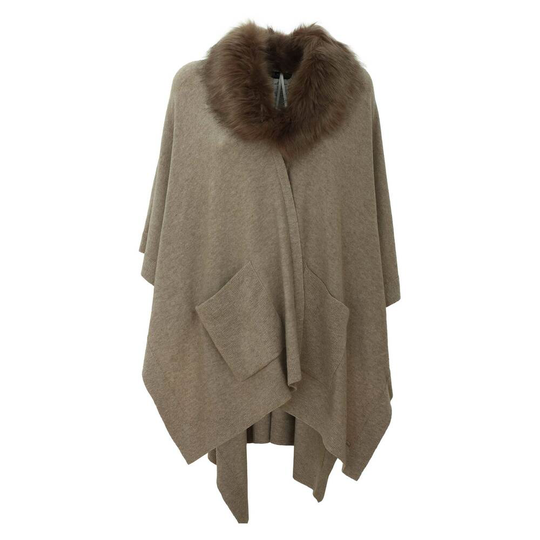 Ralph Lauren - Capes och Ponchos - Brun - Dam - Storlek: ONE Size