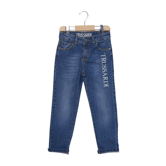 Trussardi - Jeans - Blå - Unisex - Storlek: 164 Cm,152 Cm,98 Cm,140 Cm,104 Cm,128 Cm,176 CM