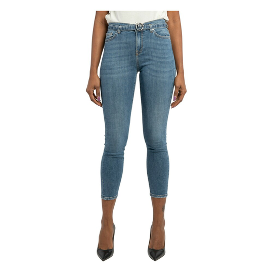 Pinko - Skinny Jeans - Blå - Dam - Storlek: W28