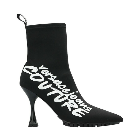 Versace Jeans Couture - Boots - Svart - Dam - Storlek: 37 Eu,41 Eu,39 Eu,38 Eu,40 EU