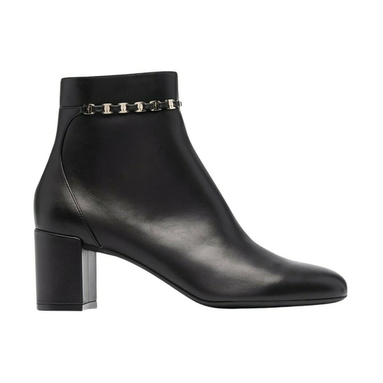 Salvatore Ferragamo - Boots - Svart - Dam - Storlek: 38 1/2 EU