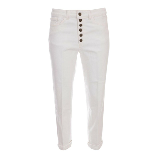 Dondup - Skinny Jeans - Vit - Dam - Storlek: W29,W30