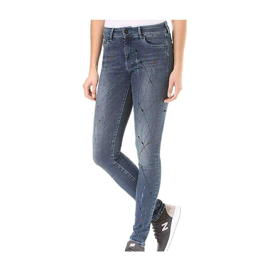 Pepe Jeans - Skinny Jeans - Blå - Dam - Storlek: W24 L30,W28 L30,W26 L30