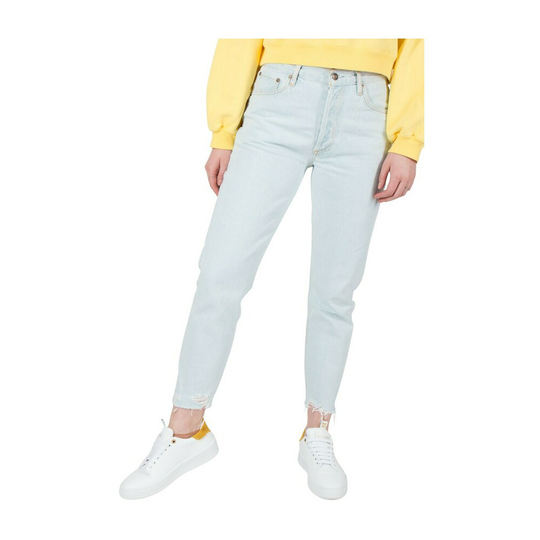 Agolde - Skinny Jeans - Blå - Dam - Storlek: W25,W28