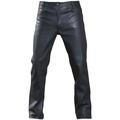 Jeans Gms-75 Jeans moto en cuir grandes tailles