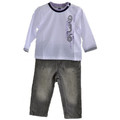 T-shirts & Pikétröjor Chicco Komplette Jeans- T-ShirtmitlangenÄrmeln