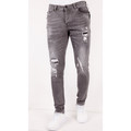 Stuprörsjeans True Rise Slim Fit Stentvättade Jeans DC Gra