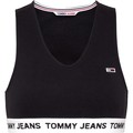 T-shirts & Pikétröjor Tommy Jeans TOP NEGRO MUJER DW0DW13830