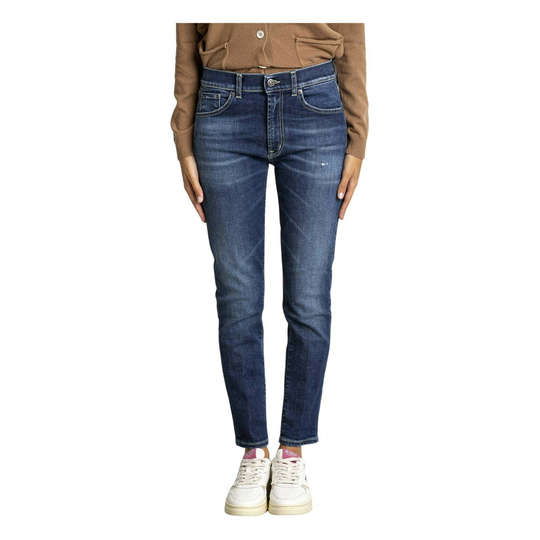 Dondup - Skinny Jeans - Blå - Dam - Storlek: W31,W30,W26,W25,W28,W27,W29