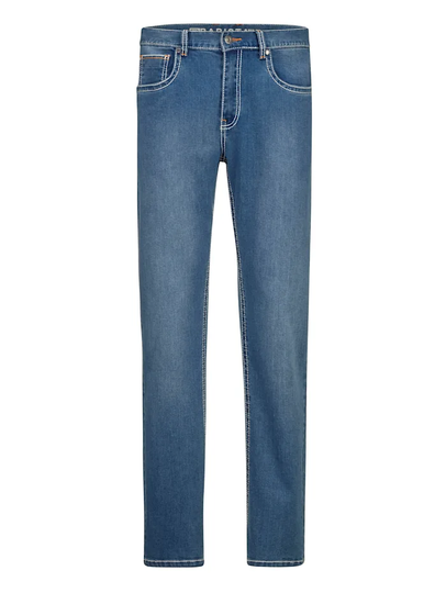 Jeans med kontrasterande sömmar BABISTA Blå