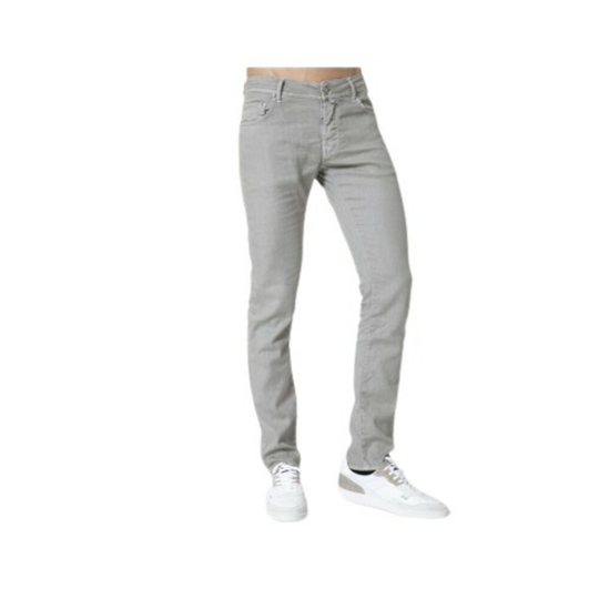 Jacob Cohën - Skinny Jeans - Grå - Herr - Storlek: W32,W34,W33,W30
