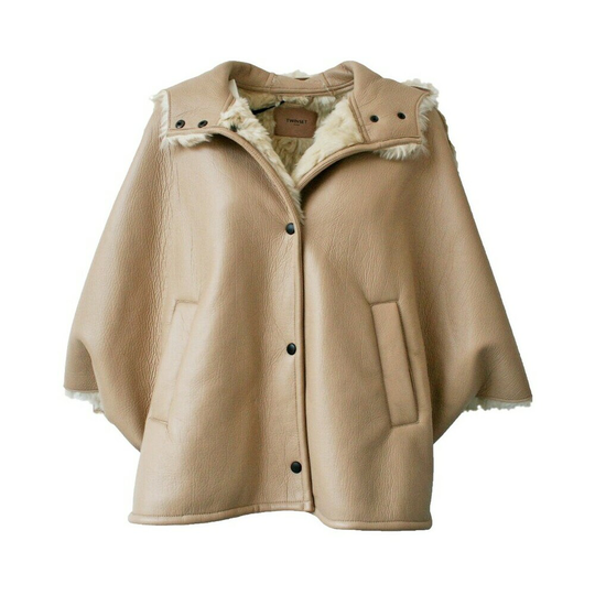 Twinset - Capes och Ponchos - Beige - Dam - Storlek: M