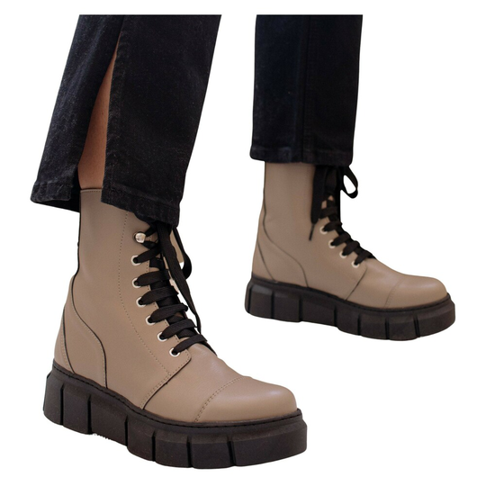 Alohas - Boots - Beige - Dam - Storlek: 38 Eu,37 Eu,36 Eu,35 Eu,40 EU