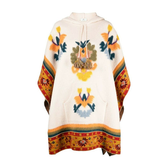 Etro - Stickade tröjor & koftor - Vit - Dam - Storlek: XS