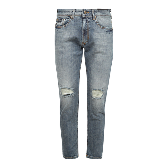 Versace Jeans Couture - Skinny Jeans - Blå - Herr - Storlek: W31