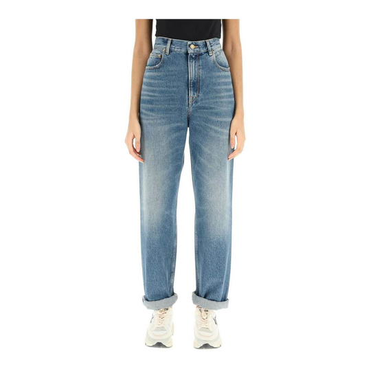 Golden Goose - Boyfriend Jeans - Blå - Dam - Storlek: W27,W25,W29