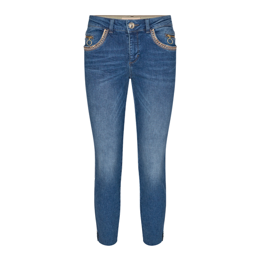 MOS Mosh - Skinny Jeans - Blå - Dam - Storlek: W31,W32,W24,W33,W29,W26,W25,W27,W30,W28