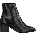 Skor Tamaris Booties Mellanklackar Svart Croco