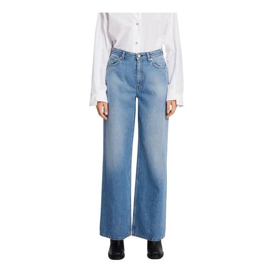 Won Hundred - Boyfriend Jeans - Blå - Dam - Storlek: W28 L32,W30 L32,W32 L34,W26 L32,W27 L34,W31 L32,W28 L34,W29 L34,W27 L32,W31 L34,W30 L34,W29 L32